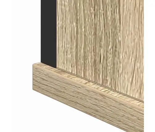 Vonios Baldų Rinkinys Su Lentyna 3 Pcs Ruda 80 X 30 X 60 Cm