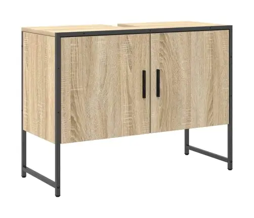 3 Gabalu Vannas Istabas Komplekts Gaiši Ozola Inženierijas Kokam Vidaxl