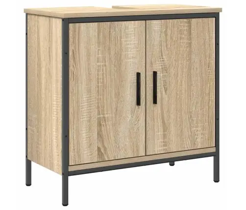 3 Gab. Vannas Istabas Mēbeļu Komplekts Gaišais Ozols Vidaxl