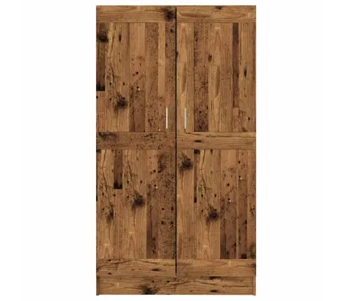 Grāmatu Plaukts, Veca Koka, 82,5X30,5X150 Cm, Inženierijas Koks Vidaxl