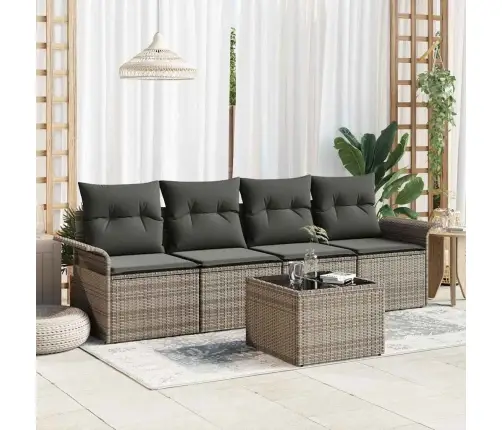 Diivanikomplekt Padjaga 5 Pcs Hall Polürotang