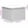 Sodo Sofų Rinkinys Su Pagalve 6 Pcs Ruda Poli Ratanas