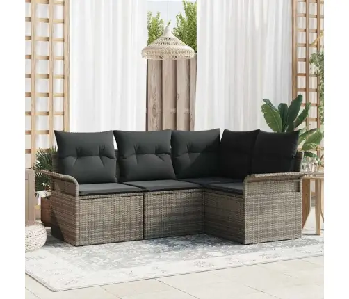 Aia Diivanikomplekt Padjaga 4 Pcs Hall Polürotang