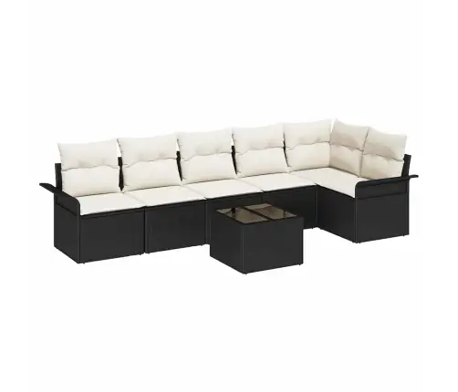 6-Detaļu Dārza Dīvānu Komplekts Ar Spilveniem Brūnā Poliratanā Vidaxl