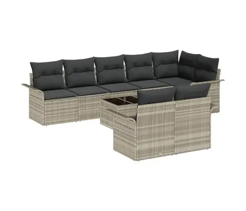 Aia Diivanikomplekt Padjaga 9 Pcs Helehall Polürooster Aia Diivanikomplekt Padjaga 9 Pcs Helehall Polürooster
