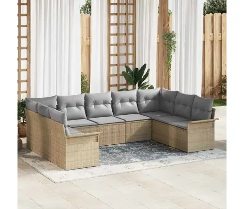 Aia Diivanikomplekt Padjaga Beež Polürotang