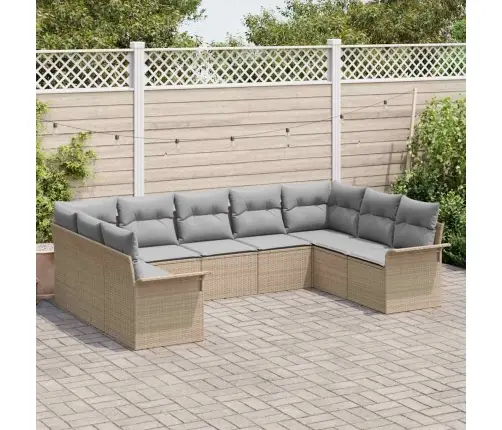 Aia Diivanikomplekt Padjaga Beež Polürotang