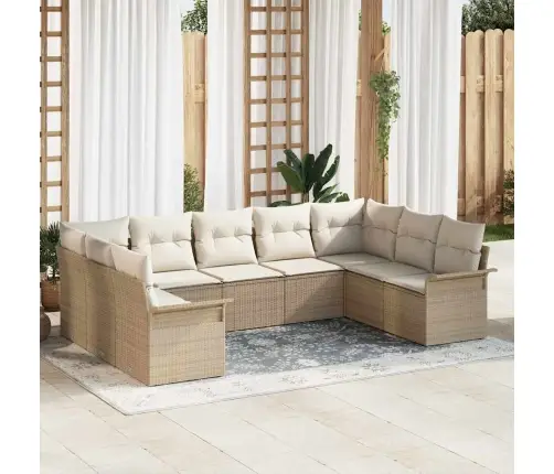 Aia Diivanikomplekt Padjaga Beež Polürotang