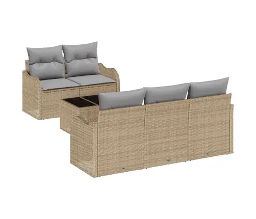 Sodo Sofų Rinkinys Smėlio Poliratanas