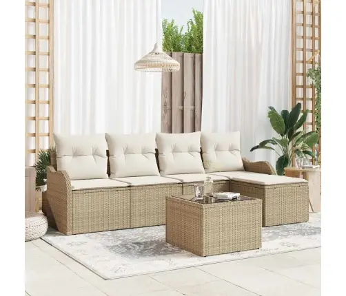 Aia Diivanikomplekt Beež Polürotang