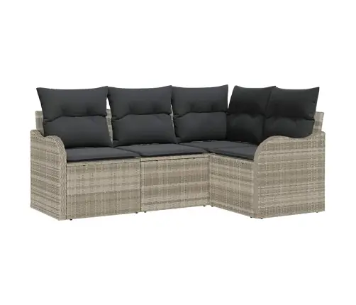 Aia Diivanikomplekt 4 Pcs Helehall Polürotang