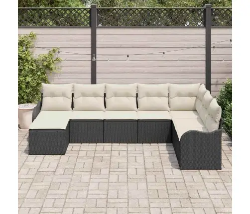 Aia Diivanikomplekt Must Polürotang