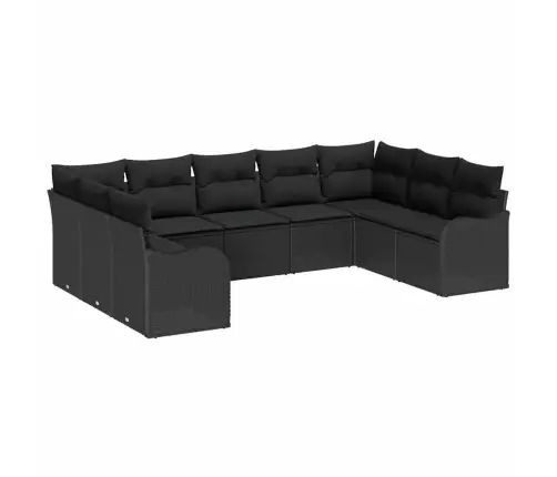 Aia Diivanikomplekt Must Polürotang