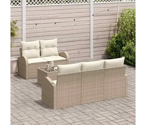 Aia Diivanikomplekt 6 Pcs Beež 55 X 55 X 37 Cm Polürooster Aia Diivanikomplekt 6 Pcs Beež 55 X 55 X 37 Cm Polürooster