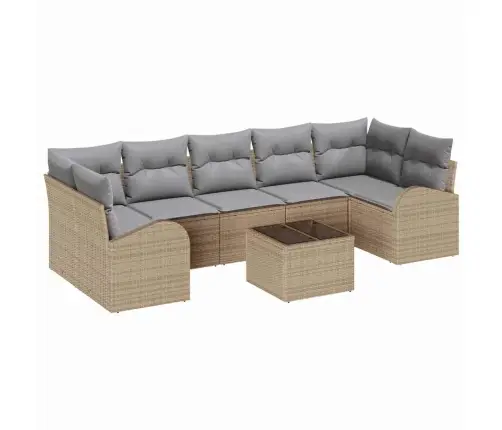 Aia Diivanikomplekt Beež 55 X 55 X 37 Cm Polürotang