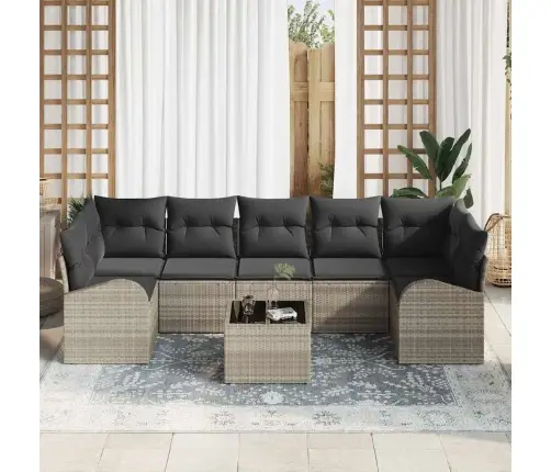 Aia Diivanikomplekt Helehall 55 X 55 X 37 Cm Polürotang