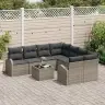 Aia Diivanikomplekt 9 Pcs Hall Ja Tume Hall 55 X 55 X 37 Cm