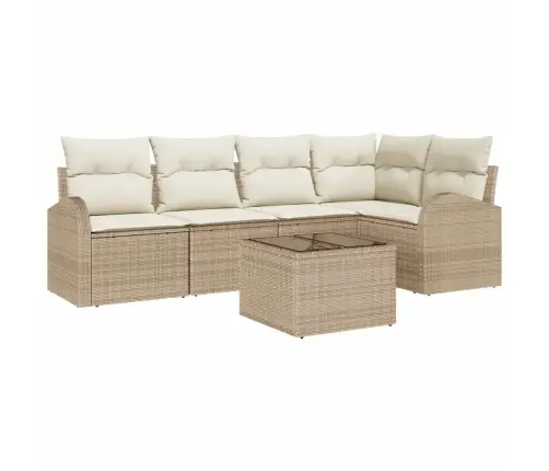 Diivanikomplekt Padjaga Beež Polüester