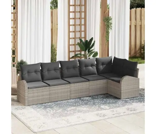 Aia Diivanikomplekt Padjaga 6 Pcs Helehall Polürooster