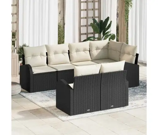 Aia Diivanikomplekt Must Polürotang