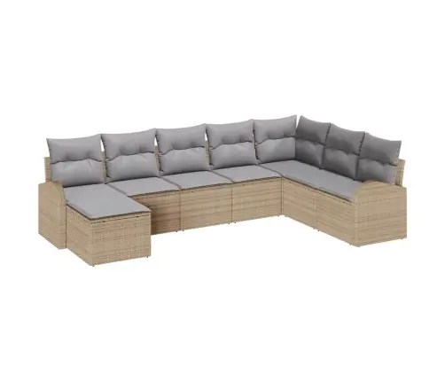 Aia Diivanikomplekt Padjaga 8 Pcs Beež Polürooster