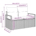 Sodo Sofų Rinkinys 7 Pcs Pilka 55 X 55 X 37 Cm Poliratanas