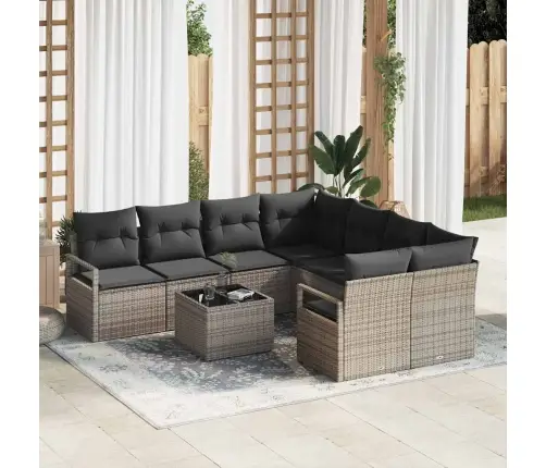 Diivanikomplekt Padjaga 9 Pcs Hall Polürotang