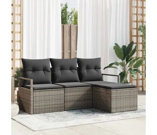 Diivanikomplekt 4 Pcs Hall Polürotang