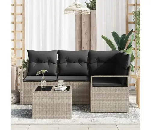 Diivanikomplekt 5 Pcs Helehall Polürotang