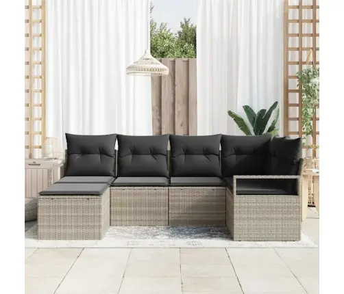 Diivanikomplekt 6 Pcs Helehall Polürotang