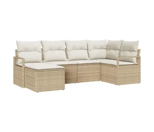 8 Daļu Dārza Dīvānu Komplekts Ar Spilveniem Brūnā Poli Rotangpalmas Vidaxl