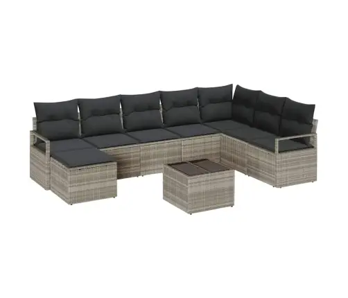 Diivanikomplekt 8 Pcs Helehall Polürotang