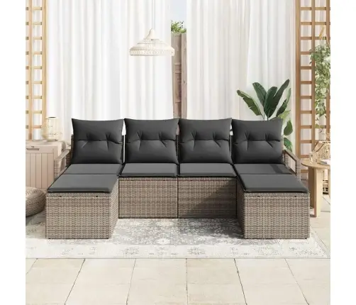 Diivanikomplekt 6 Pcs Hall Polürotang