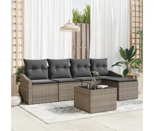 Diivanikomplekt Padjaga 6 Pcs Hall Polürotang