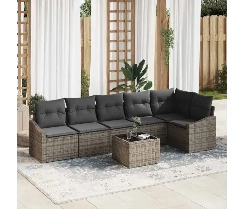 Diivanikomplekt Padjaga 7 Pcs Hall Polürotang