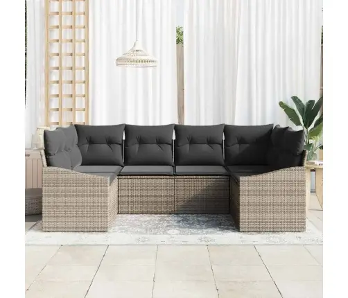 Diivanikomplekt Padjaga 6 Pcs Hall Polürotang