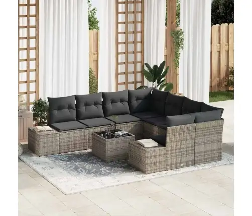 Aia Diivanikomplekt Padjaga 9 Pcs Hall Polürotang