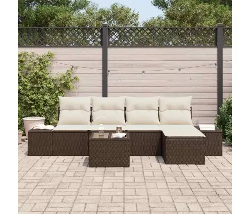 5 Daļu Dārza Dīvāna Komplekts Ar Spilveniem Pelēks Poli Rotangpalma Vidaxl