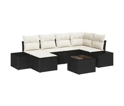 6 Daļīgs Dārza Dīvānu Komplekts Ar Spilveniem Brūns Poliratanis Vidaxl