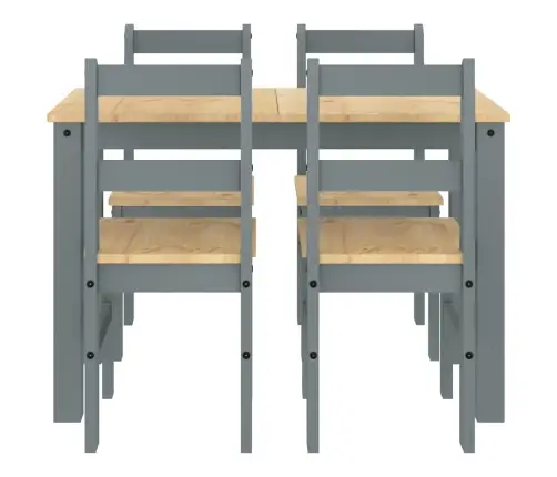 5-Osaline Söögilauakomplekt "Panama", Hall Männipuit