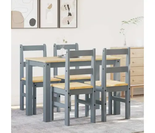 5-Osaline Söögilauakomplekt "Panama", Hall Männipuit