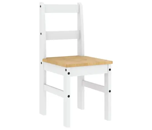 5-Osaline Söögilauakomplekt "Panama", Valge Männipuit