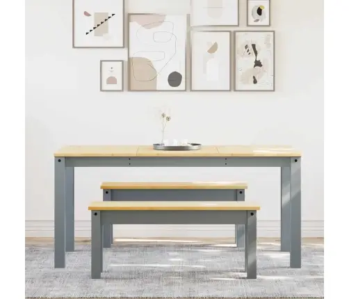 3-Osaline Söögilauakomplekt "Panama", Hall Männipuit