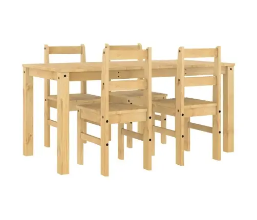 5-Osaline Söögilauakomplekt "Panama", Männipuit