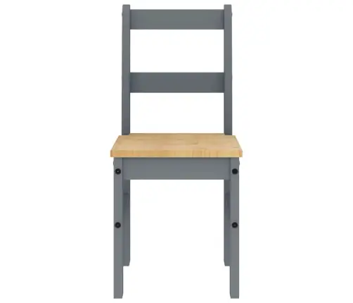 5-Daļīgs Pusdienu Mēbeļu Komplekts Panama, Pelēka Priedes Koks Vidaxl