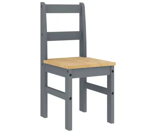 Valgomojo Komplektas Panama, 7 Dalių, Pilka Pušies Masyvas