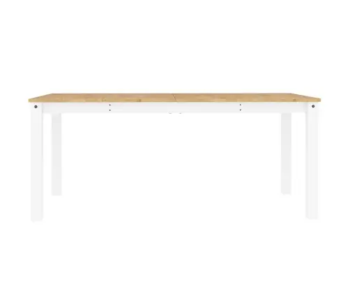 7-Daļīgs Pusdienu Mēbeļu Komplekts Panama, Balta Priedes Koks Vidaxl