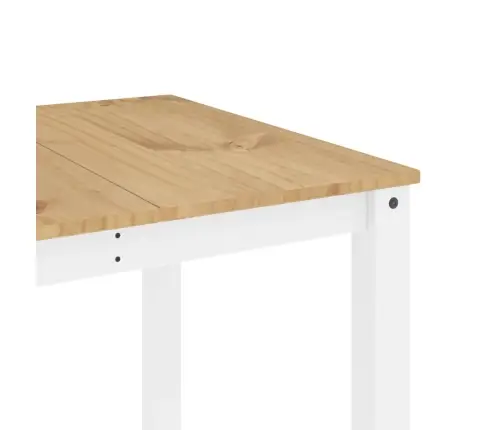 7-Daļīgs Pusdienu Mēbeļu Komplekts Panama, Balta Priedes Koks Vidaxl