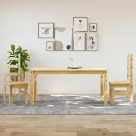 3-Daļīgs Pusdienu Mēbeļu Komplekts Panama, Priedes Koks Vidaxl