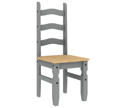 5-Daļīgs Pusdienu Mēbeļu Komplekts Panama, Pelēka Priedes Koks Vidaxl